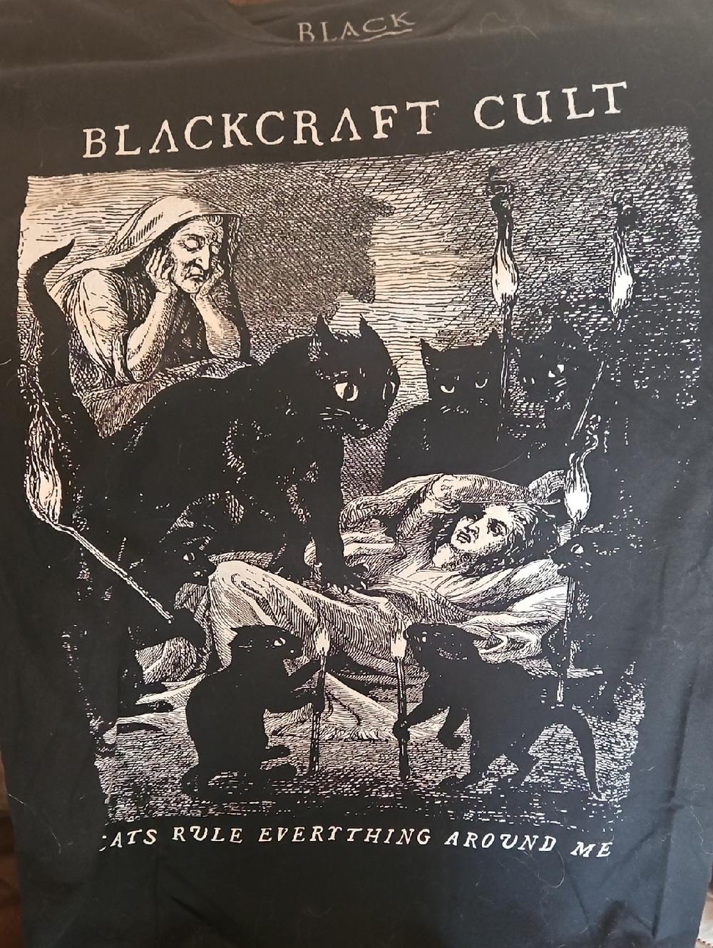 Blackcraft Cult "Cats Rule Everything Around Me" Graphic Tee